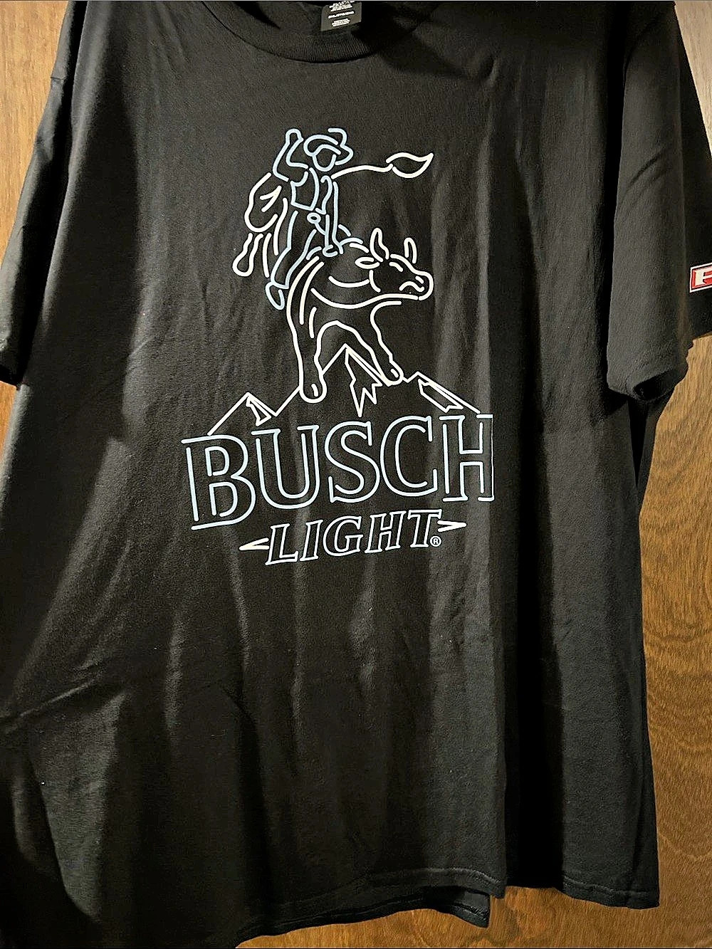 Busch Light PBR Rodeo T-Shirt Black 2XL